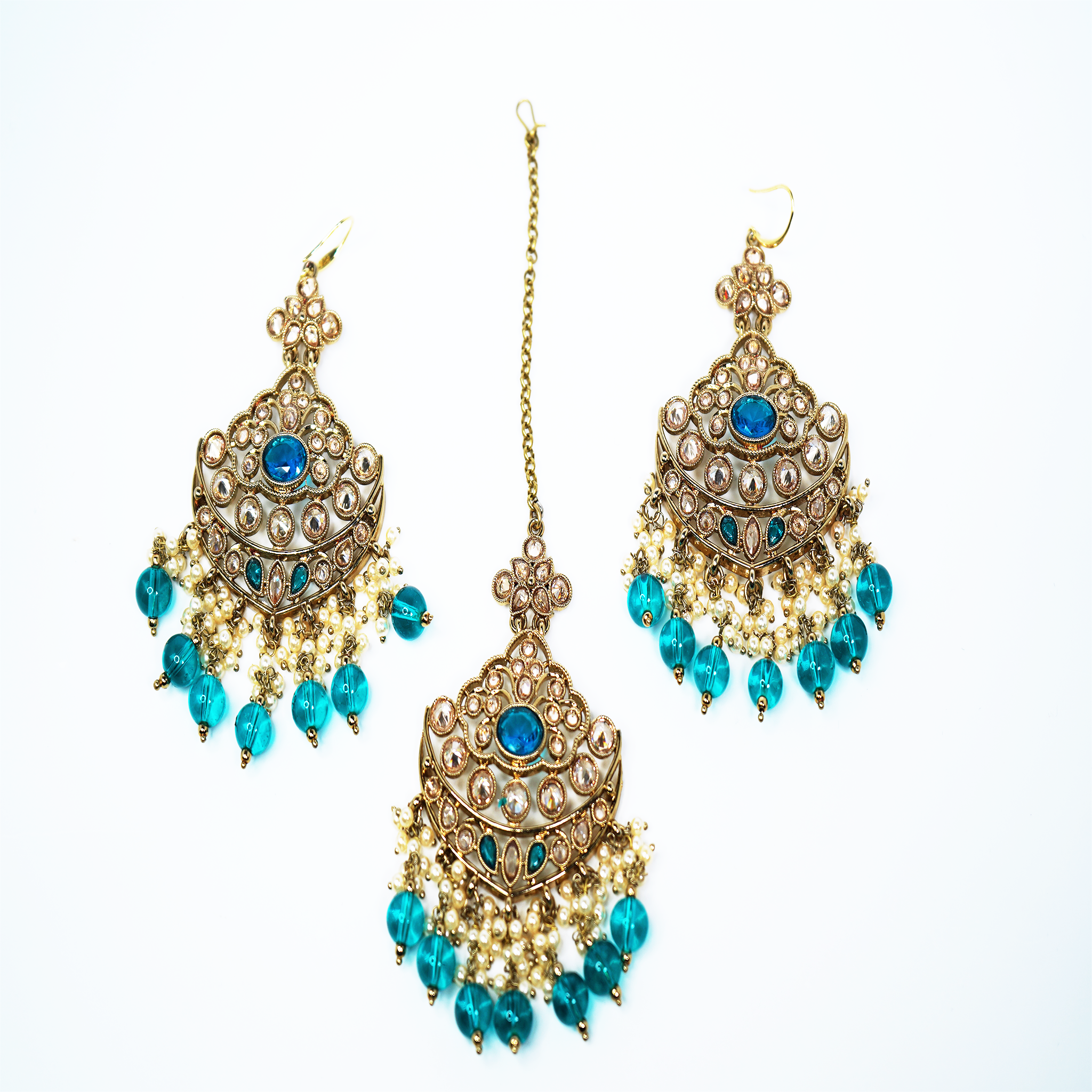 Meera - Earrings Tikka Set