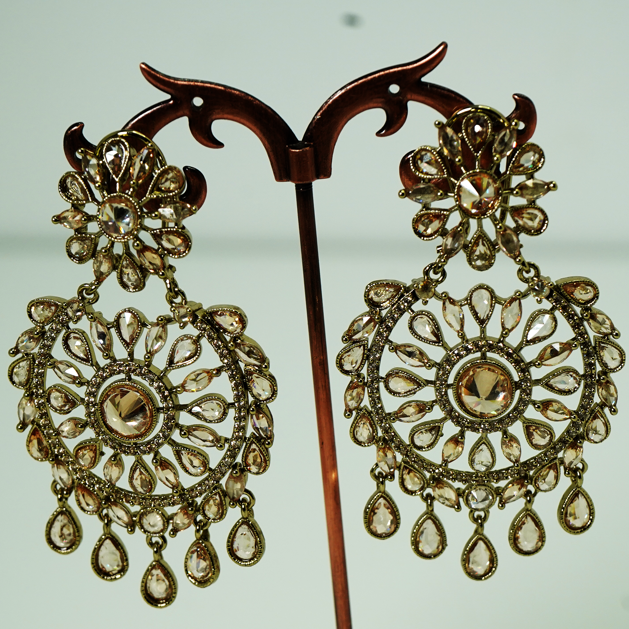 Zara Gold-Earrings and Tikka Set