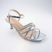 Lunara Crystal Strap Heels