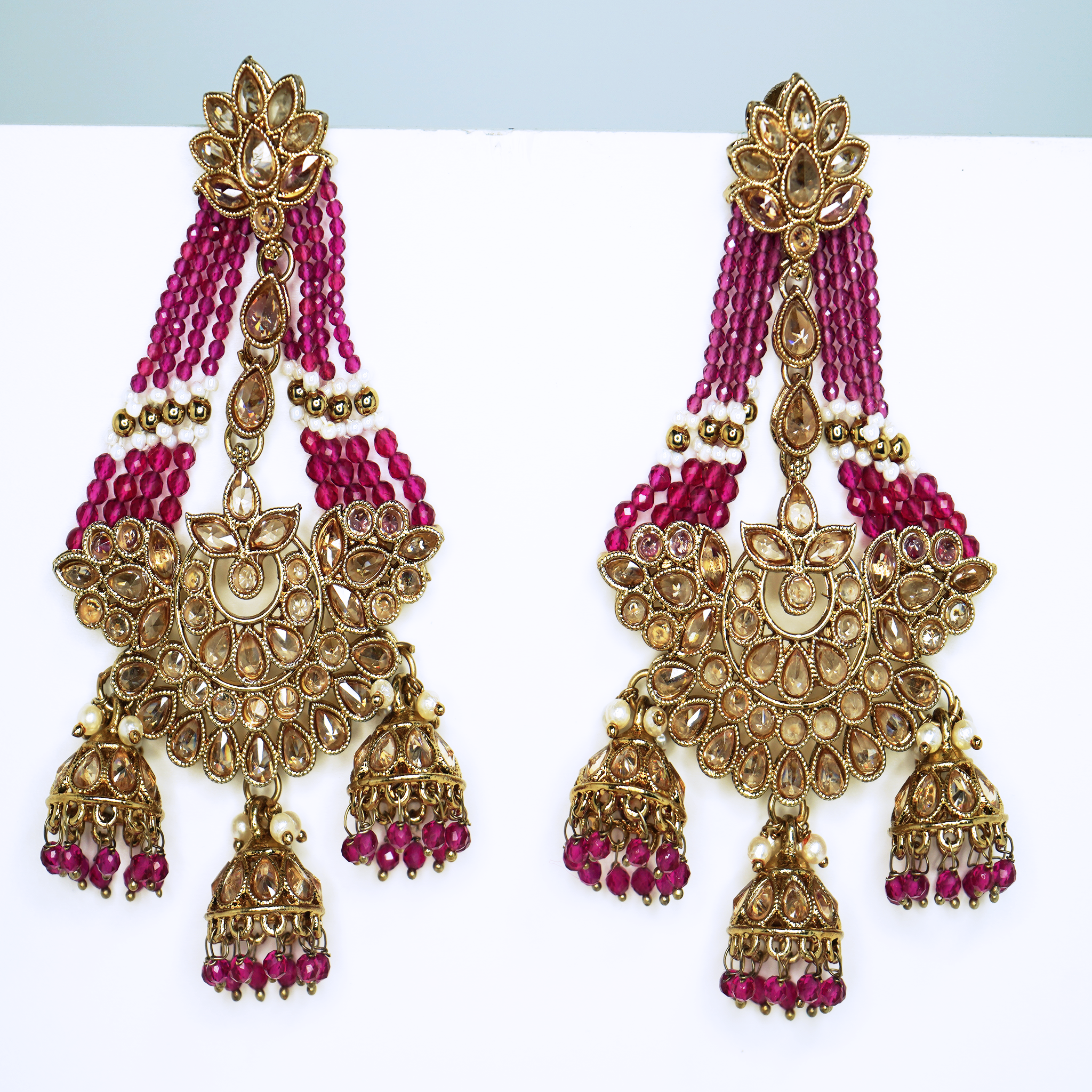 Leyla - Kundan Earrings