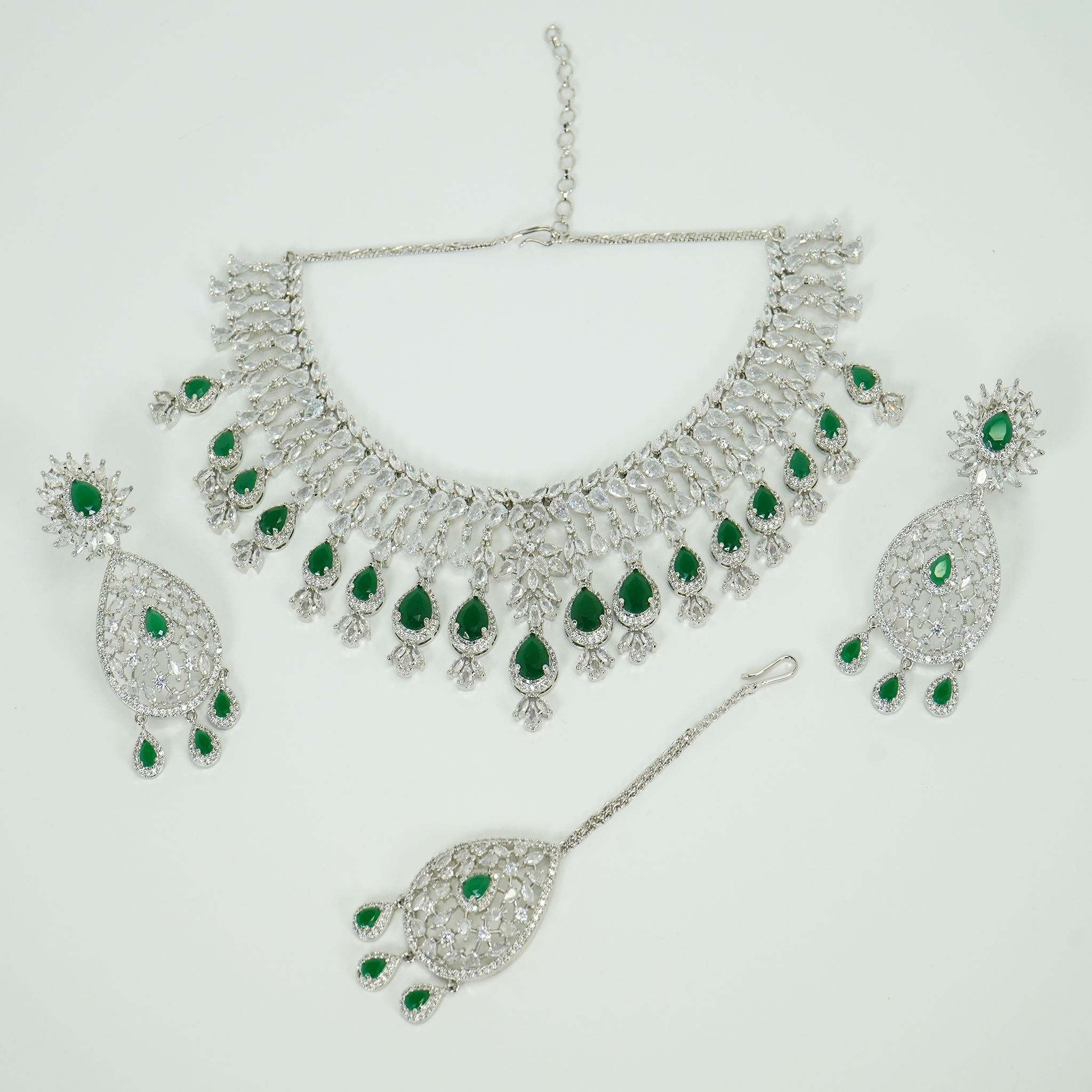 Liyana Emerald Necklace Set